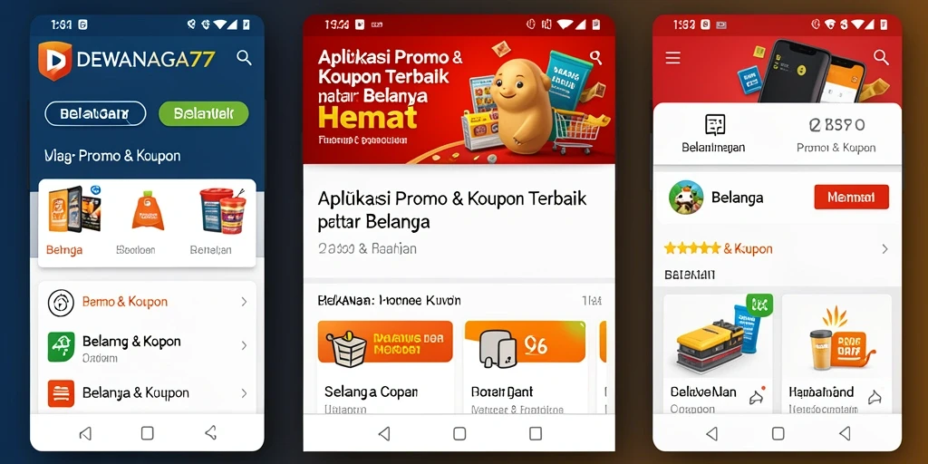 Tampilan antarmuka DEWANAGA77 yang sederhana dan mudah dipahami.