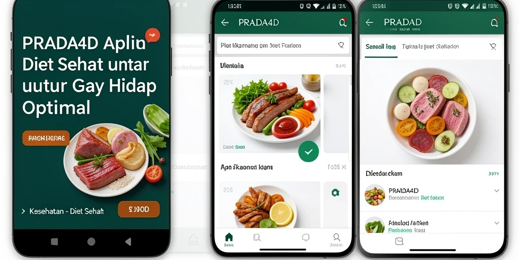 Tampilan antarmuka PRADA4D yang menarik dan fungsional.