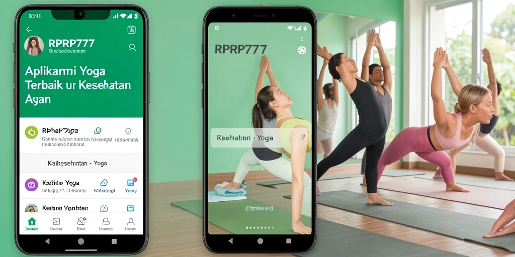 Antarmuka RPRP777 menampilkan berbagai pose yoga yang menarik dan informatif.
